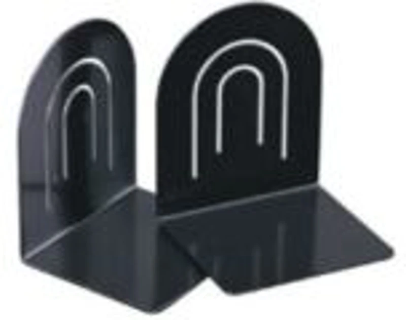 Suport carti/opritor Eagle 9354, 154x125x108mm, metalic, negru, set 2 buc