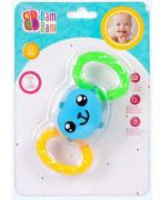Jucarie bebelusi zornaitoare, maimuta, Bam Bam 414258, 3+ luni