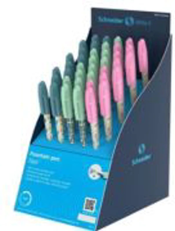 Stilou Schneider Zippi, Happy Fish 168921 / 306742 / STI182, penita iridium M, alimentare rezerve, grip ergonomic, verde