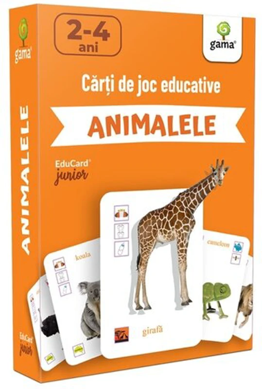 Carti de joc educative. Animalele