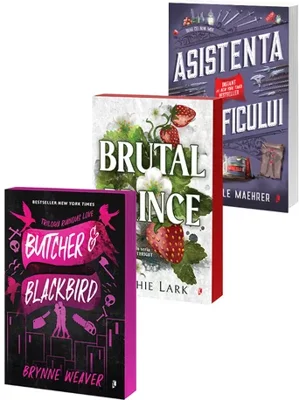 Pachet Brutal Prince + Butcher & Blackbird + Asistenta Maleficului. Set 3 carti