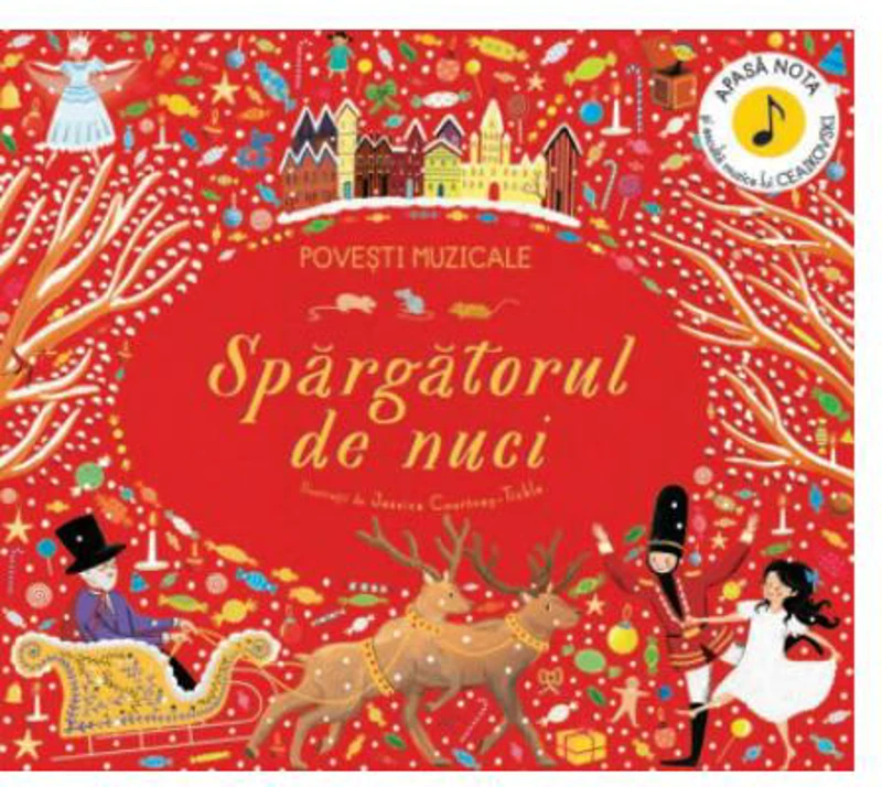 Povești muzicale. Spărgătorul de nuci. Carte cu sunete - Hardcover - *** - Litera
