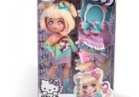 Hello Kitty, Papusa Manga Fashion Unicorns cu accesorii