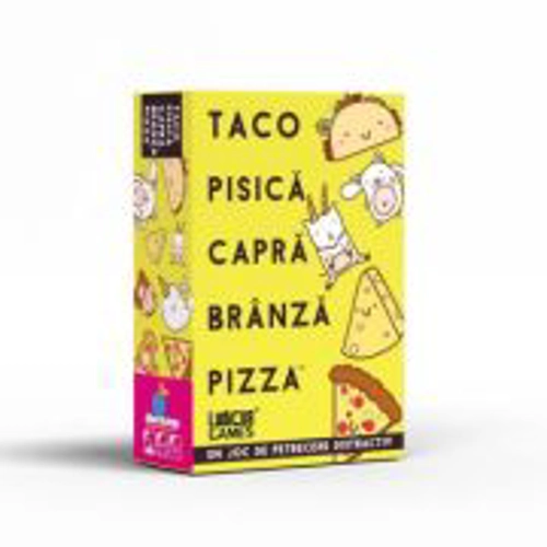 Joc de petrecere Taco Pisica Capra Branza Pizza, limba romana