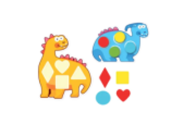 JOC DE POTRIVIRE DIN SPUMA EVA, DINOZAURI, PUEDO