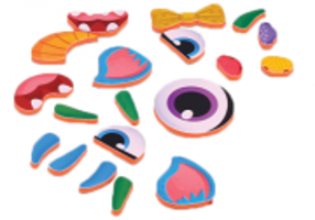 JOC MAGNETIC DIN SPUMA EVA, CREEAZA UN MONSTRU, PUEDO