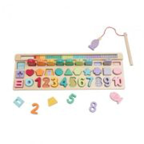 JOC PUZZLE DIN LEMN, 4 IN 1, 35 DE PIESE, MOMKI