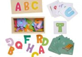 JOC DE POTRIVIRE CU LITERE, 54 DE PIESE, MOMKI