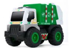 CAMION DE SALUBRITATE CU LUMINI, SUNETE SI DETALII MOBILE, MOMKI