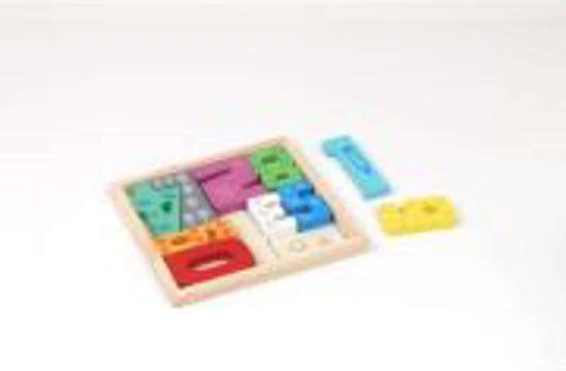 PUZZLE DIN LEMN CU NUMERE, 12 PIESE