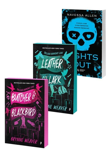Pachet Butcher & Blackbird + Leather & Lark + Lights out. Set 3 volume