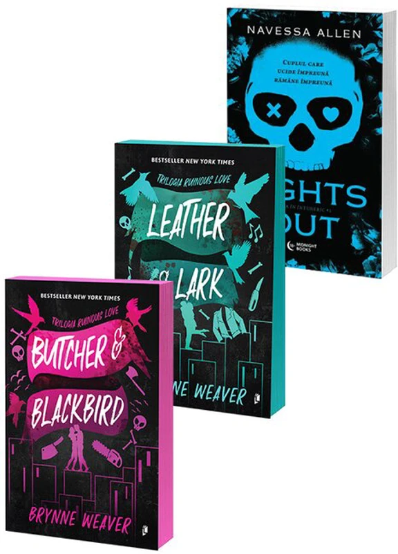 Pachet Butcher & Blackbird + Leather & Lark + Lights out. Set 3 volume