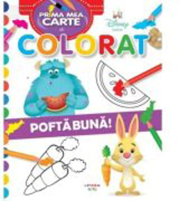 Disney Bebe. Prima mea carte de colorat. Pofta buna!