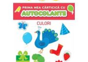 Prima mea carticica cu autocolante. Culori