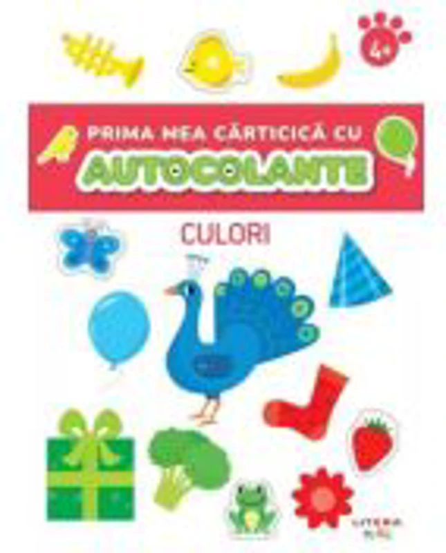 Prima mea carticica cu autocolante. Culori