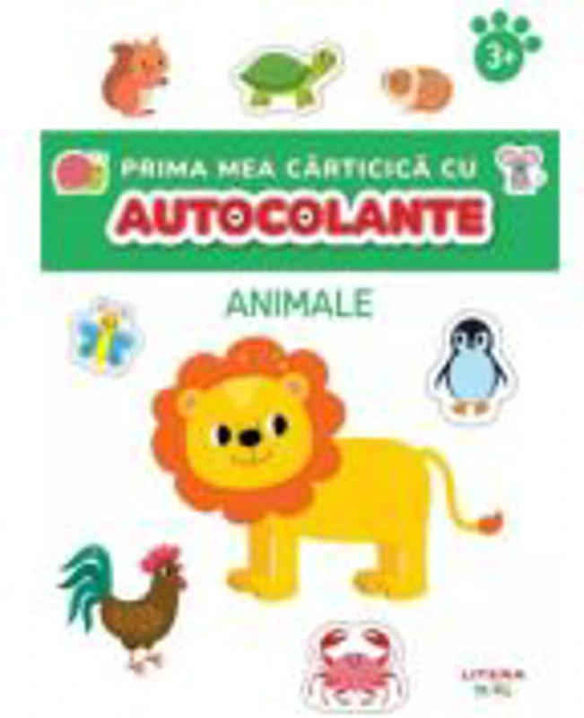 Prima mea carticica cu autocolante. Animale
