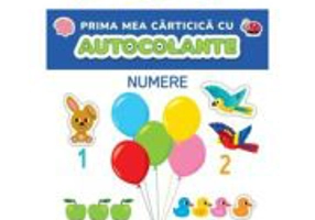Prima mea carticica cu autocolante. Numere