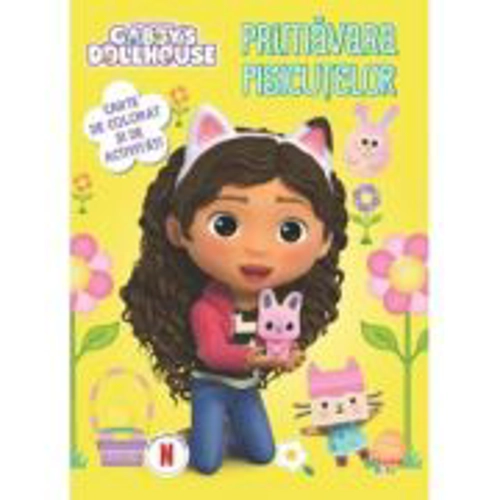 Gabby's Dollhouse. Primavara pisicutelor. Carte de colorat si de activitati