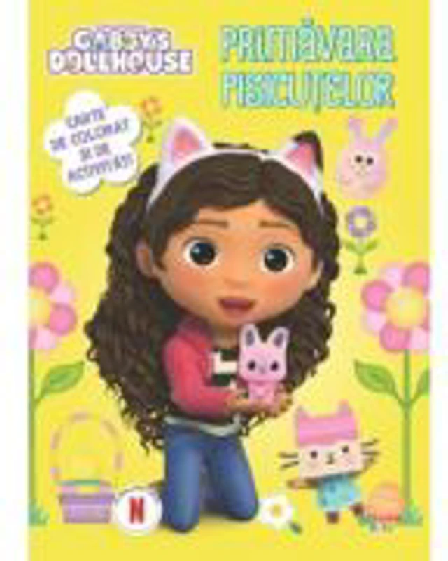 Gabby's Dollhouse. Primavara pisicutelor. Carte de colorat si de activitati