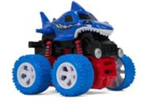 MASINA OFF-ROAD 4X4, 360 DE GRADE, 10. 8CM, ALBASTRA, MOMKI