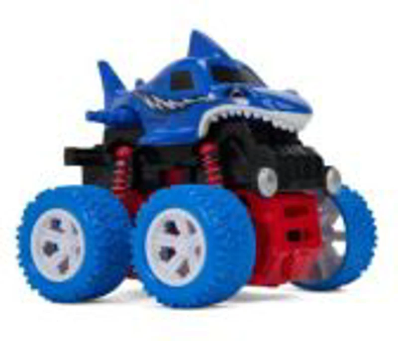 MASINA OFF-ROAD 4X4, 360 DE GRADE, 10. 8CM, ALBASTRA, MOMKI