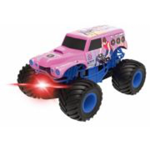 MASINUTA CU LUMINI, SUNETE SI FRICTIUNE, SCARA 1/24, 19CM, ROZ