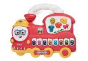 JUCARIE TRENULET CU LUMINI SI SUNETE,ROSU, MOMKI