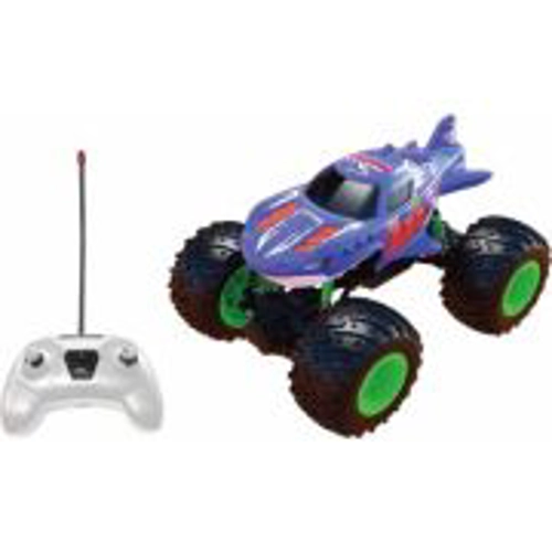 MASINUTA CU TELECOMANDA TIP CAMION BEAST RUNNERS, SCARA 1/24, 21CM, MOV