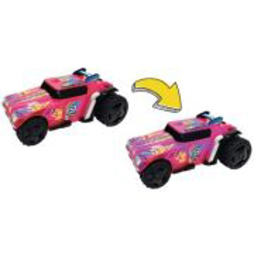 MASINUTA CU LUMINI, SUNETE SI SISTEM PULLBACK RACER, SCARA 1/24, ROZ