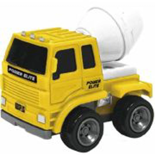 VEHICULE CU FRICTIUNE, SCARA 1/43, 10CM, BETONIERA GALBENA