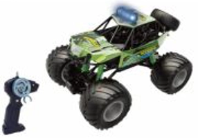 MASINUTA CU TELECOMANDA BIG FOOT, SCARA 1/10, 44CM, VERDE