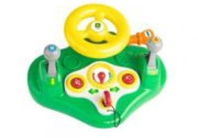 VOLAN DE JUCARIE CU LUMINI SI SUNETE, JOHN DEERE