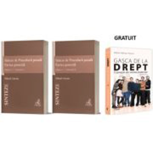 Pachet Sinteze de Procedura penala. Partea generala 2 volume Editia 6 - Mihail Udroiu si GRATUIT Gasca de la Drept - Mihai Adrian Hotca