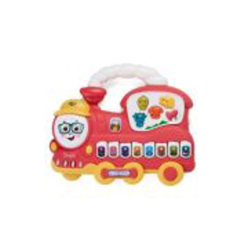 JUCARIE TRENULET CU LUMINI SI SUNETE, ROSU, MOMKI