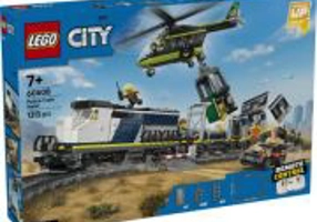 LEGO City. Jaf in trenul politiei 60508, 1313 piese