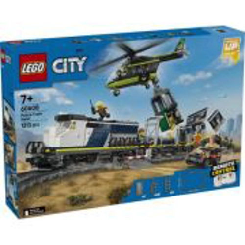 LEGO City. Jaf in trenul politiei 60508, 1313 piese
