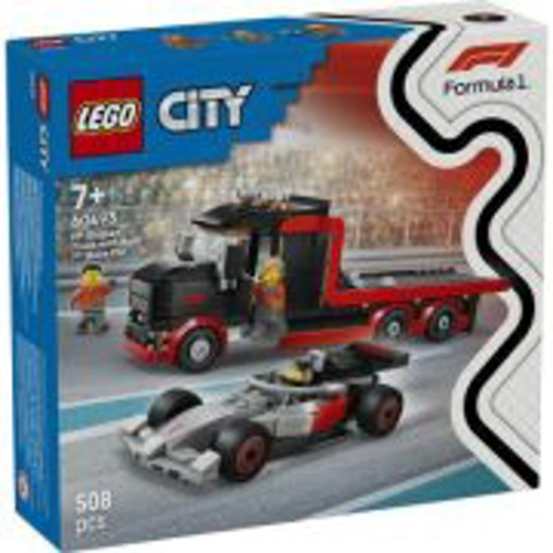 LEGO City. Camion de prezentare F1 cu masina de curse Audi F1 60493, 508 piese
