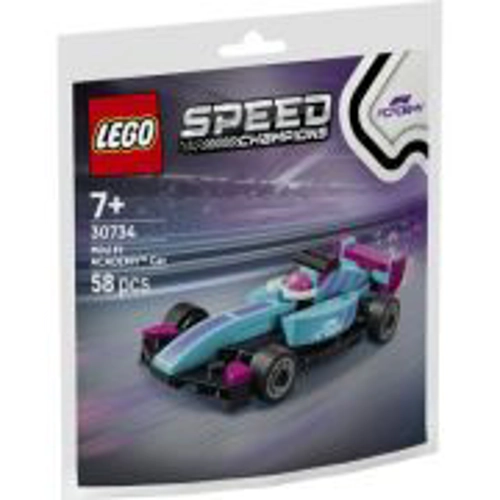 LEGO Speed Champions. Minimasina F1 ACADEMY 30734, 58 piese