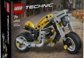 LEGO Technic. Motocicleta galbena 42225, 151 piese