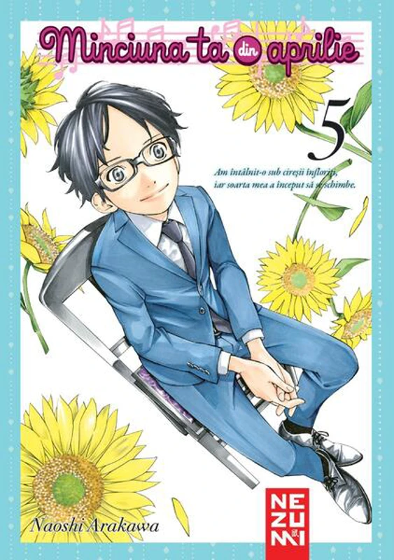 Minciuna ta din aprilie (Vol. 5) - Paperback brosat - Naoshi Arakawa - Nemira