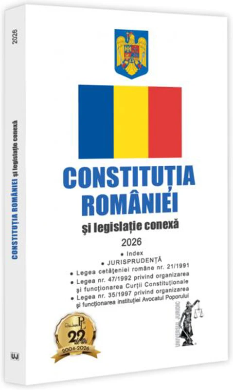 Constituția României și legislație conexă 2026 - Paperback brosat - *** - Universul Juridic