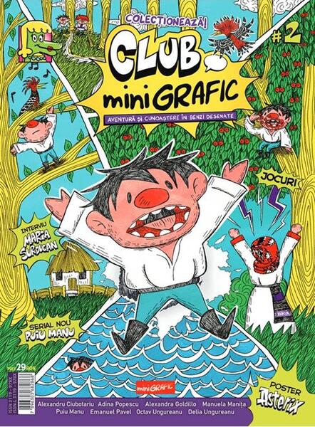 Aventură și cunoaștere în benzi desenate. Club miniGrafic nr.2 - Paperback - Grafic Art