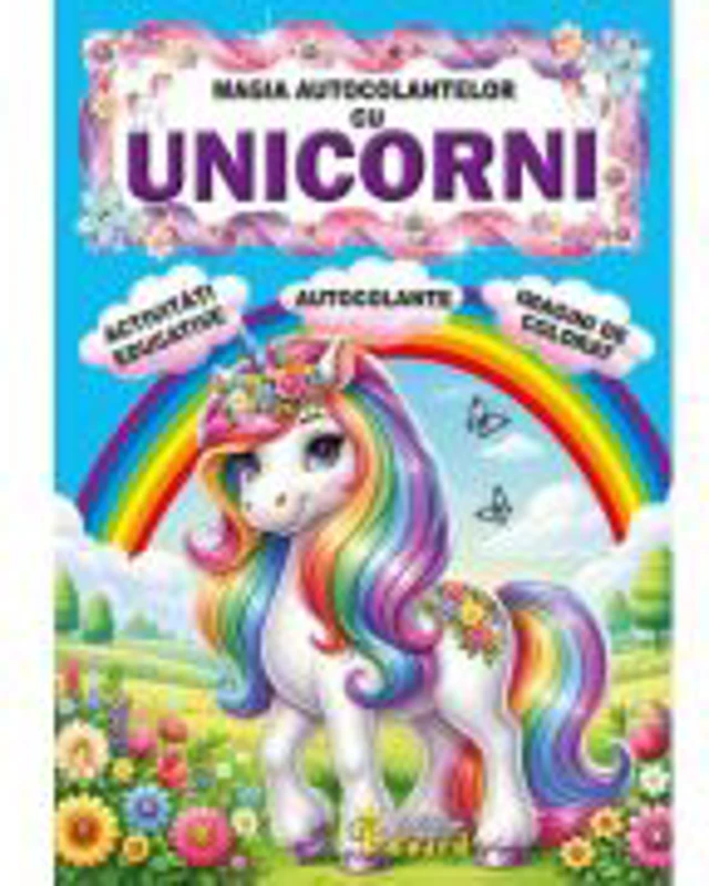 Magia autocolantelor cu unicorni