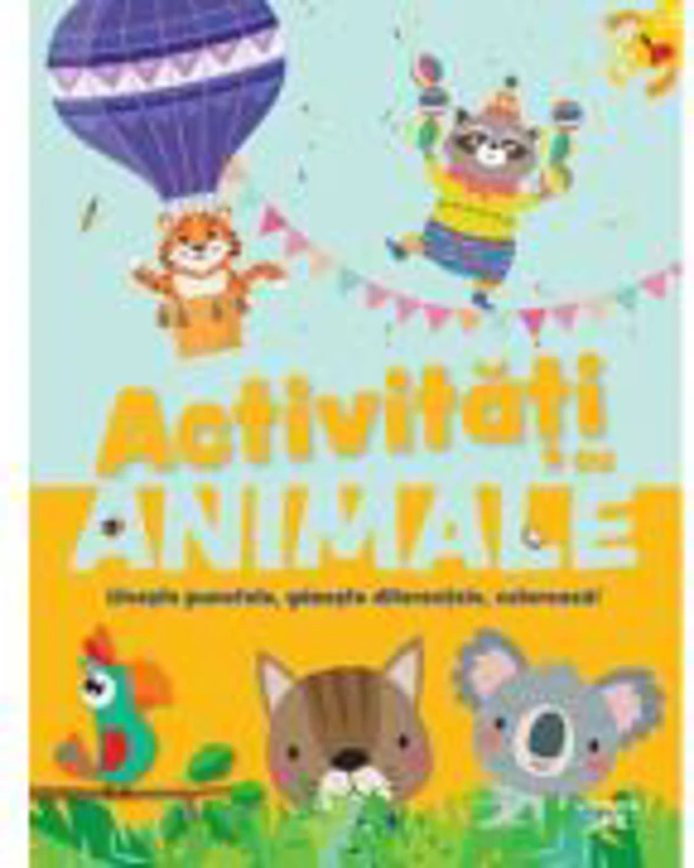 Activitati cu animale. Uneste punctele, gaseste diferentele, coloreaza!