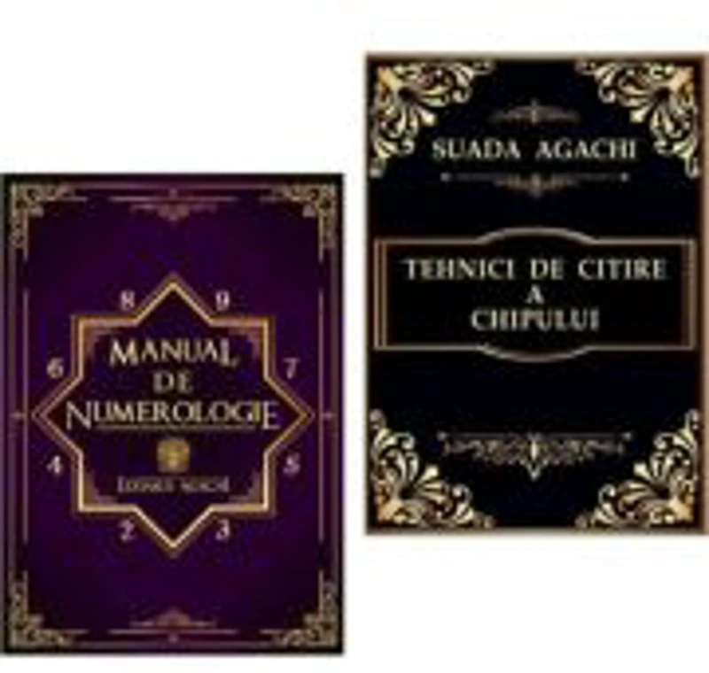 Pachet Manual de numerologie si Tehnici de citire a chipului - Suada Agachi, Eduard Agachi
