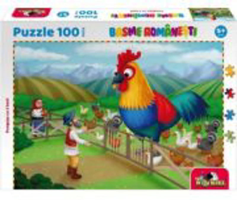 Noriel Puzzle, 100 piese - Punguta cu doi bani - Colectia Basme Romanesti