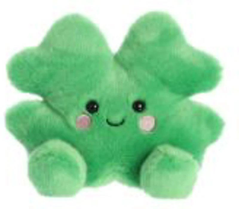 Aurora Palm Pals, jucarie de plus de tinut in palma, Trifoi cu patru foi, 13 cm