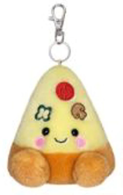 Aurora Palm Pals, jucarie de plus tip breloc, Felia de pizza, 10 cm
