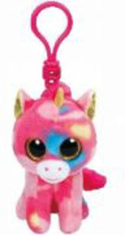 Breloc de plus, 8. 5 cm, Boos unicorn multicolor, TY