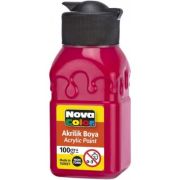 Culoare acrilica 100 ml, rosu, Nova Color